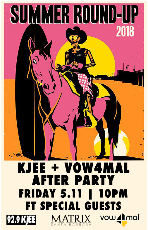 Vow4Mal will be supporting the KJEE Summer Roundup this Friday